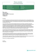 Consultant Cover Letter Template
