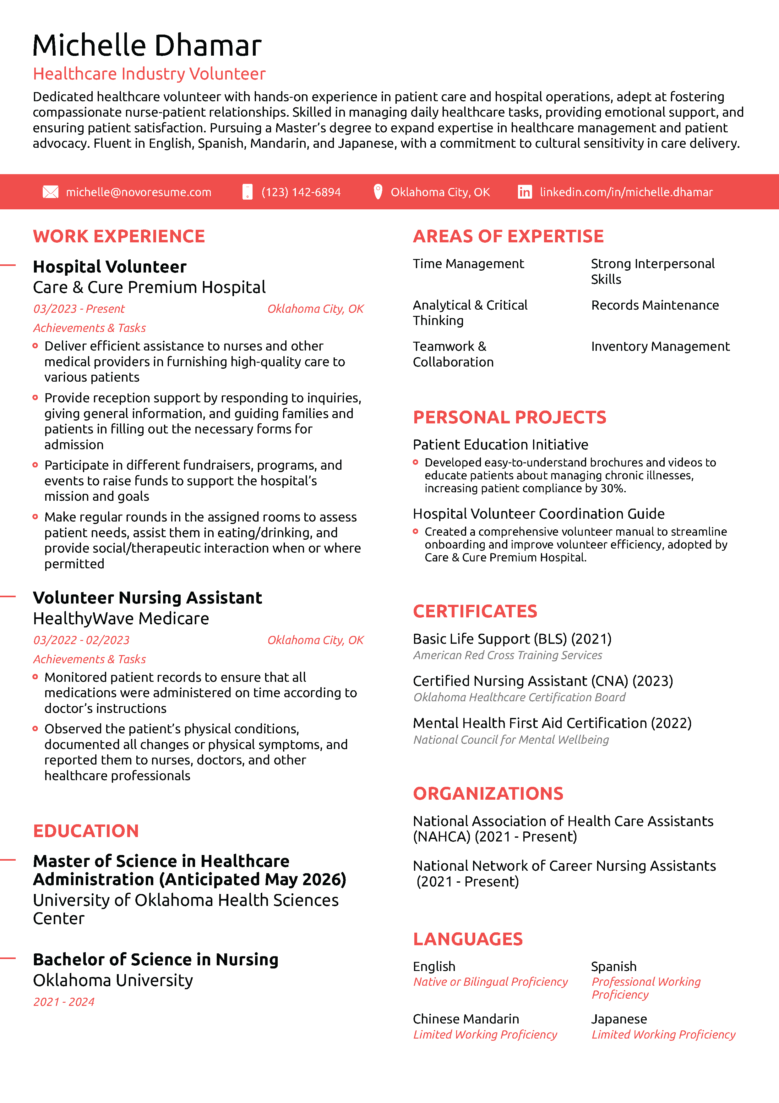 Simple CV Template