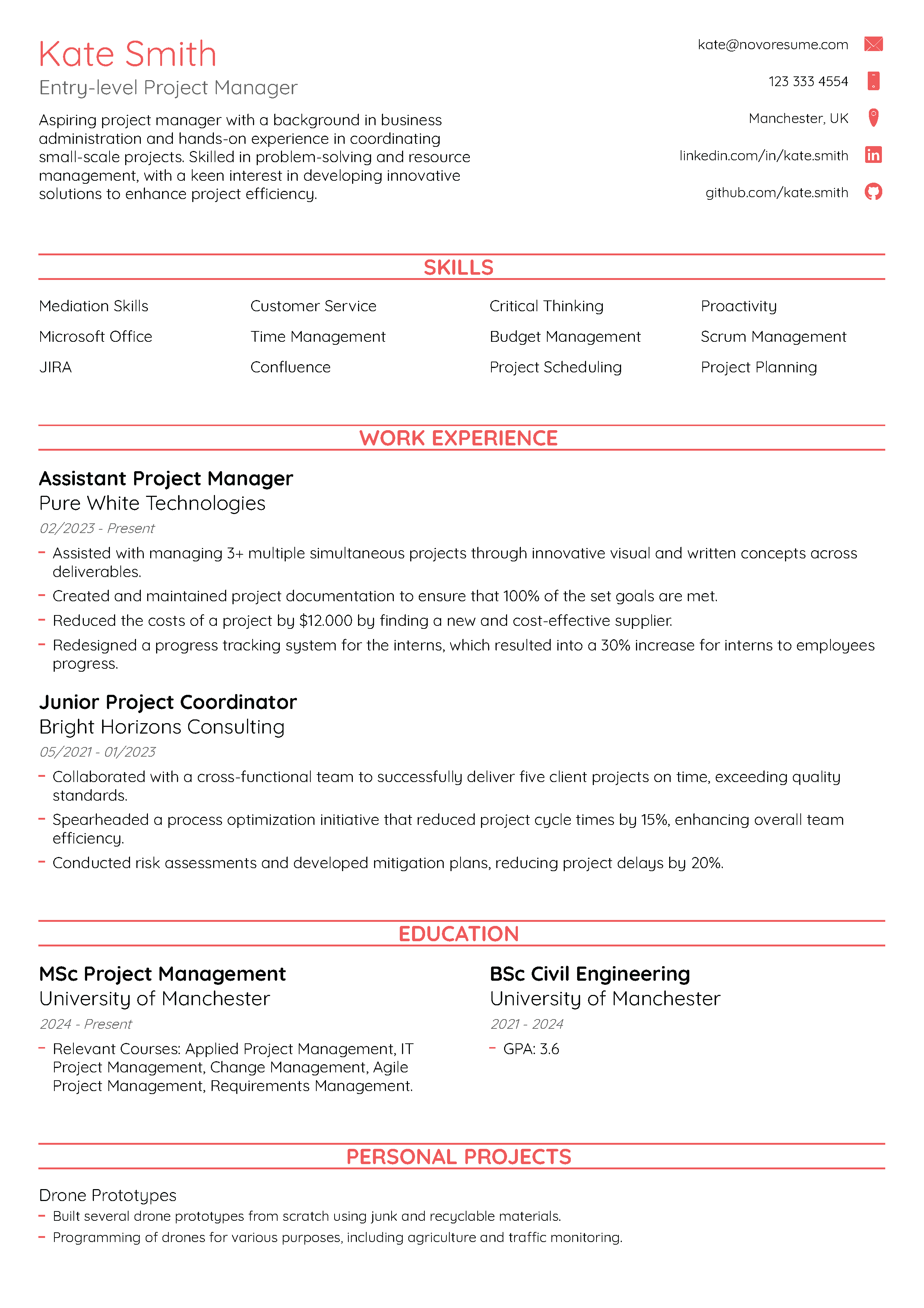 Britannia CV Template