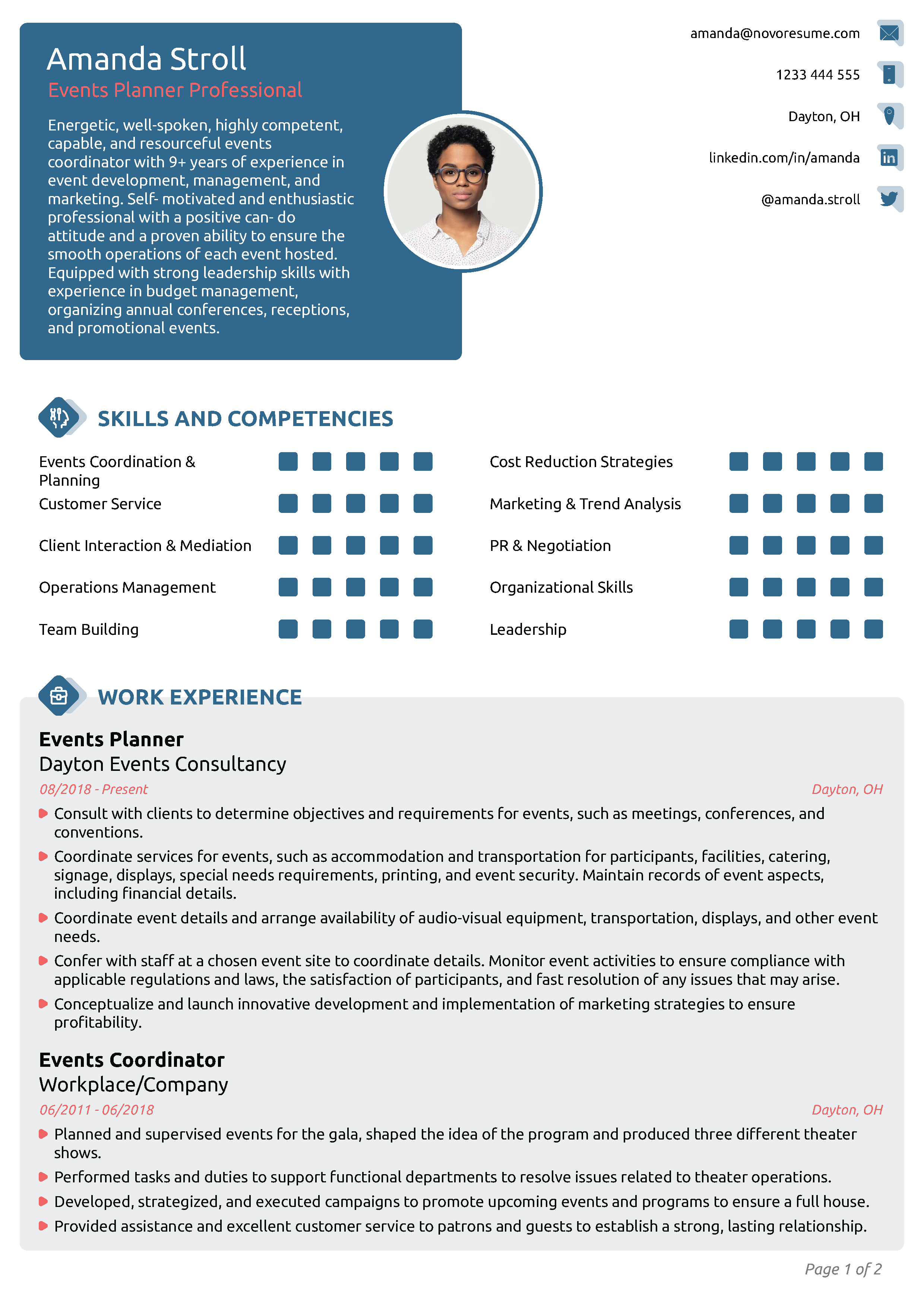 Combined CV Template 1