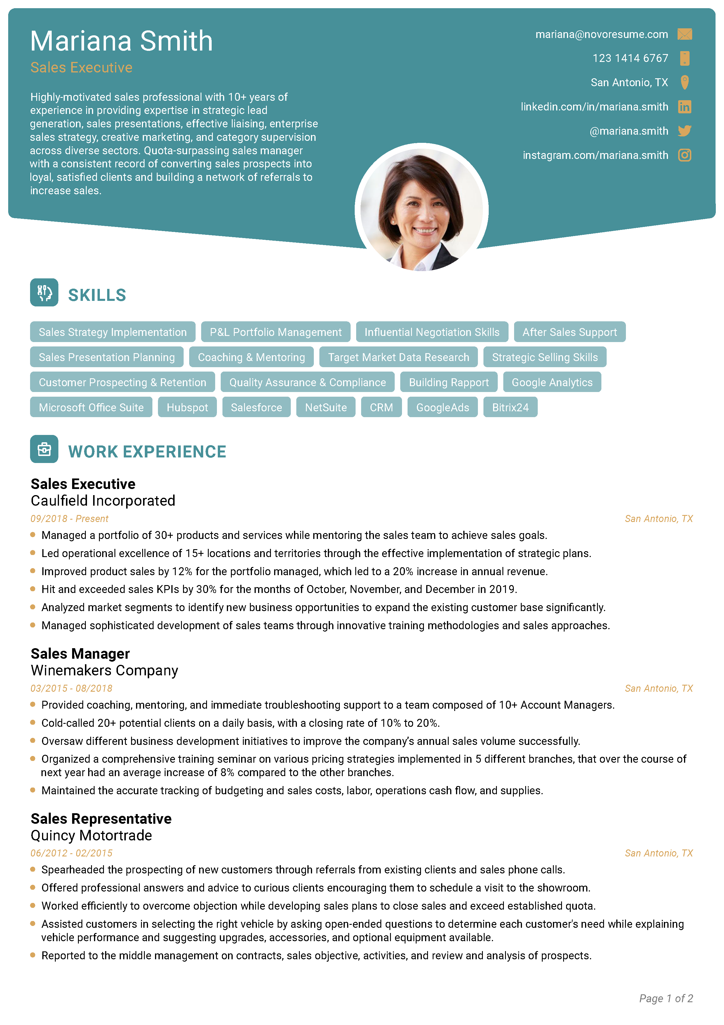 General CV Template 1