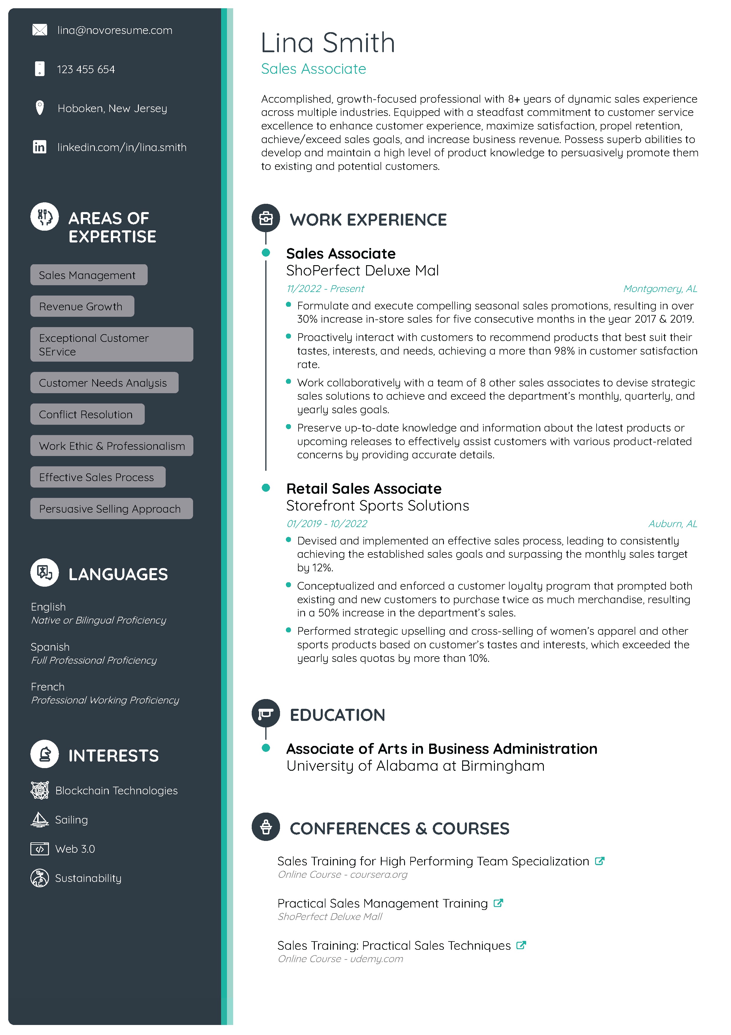 Impact Resume Template