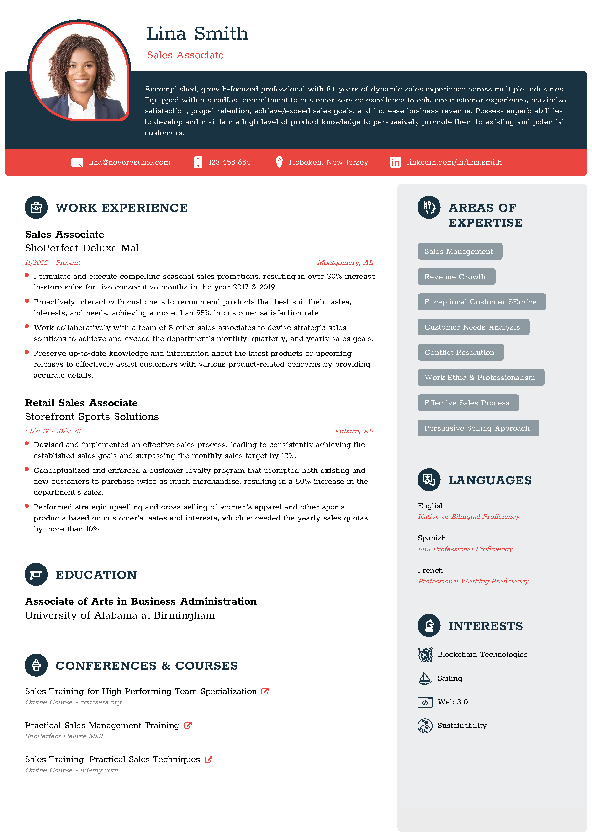 Insight Resume Template