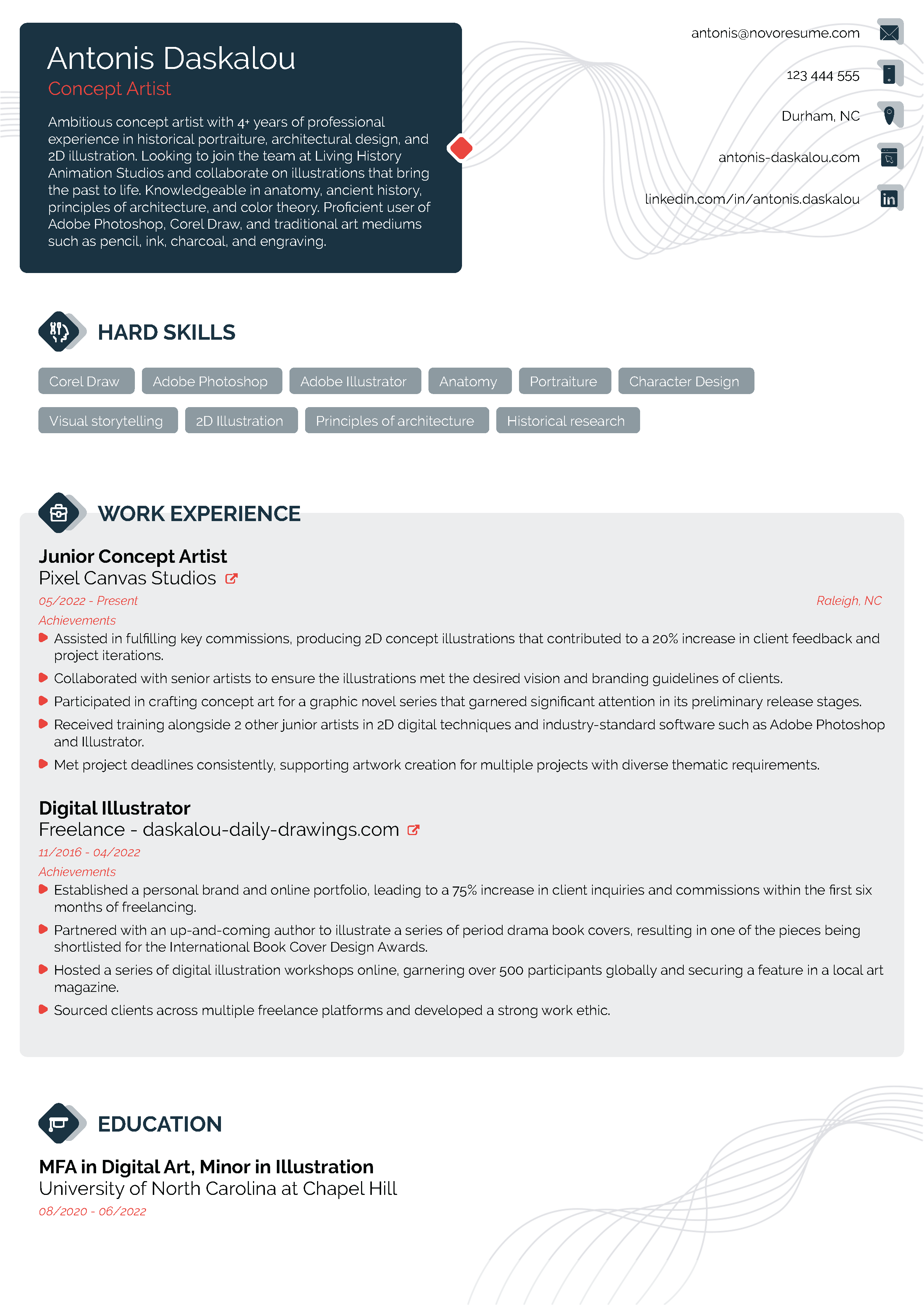 Hybrid Resume Template
