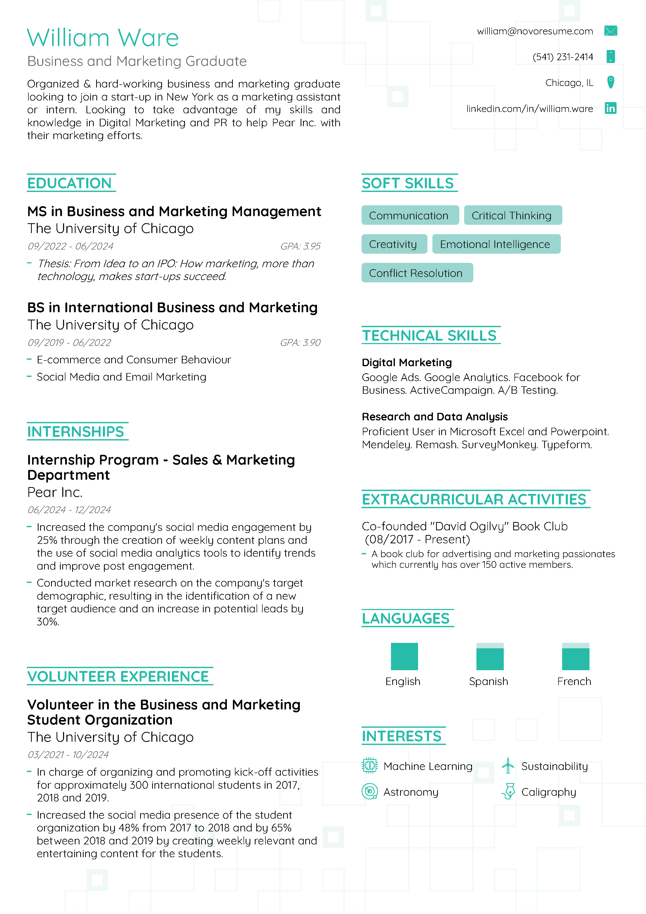 Momentum Resume Template