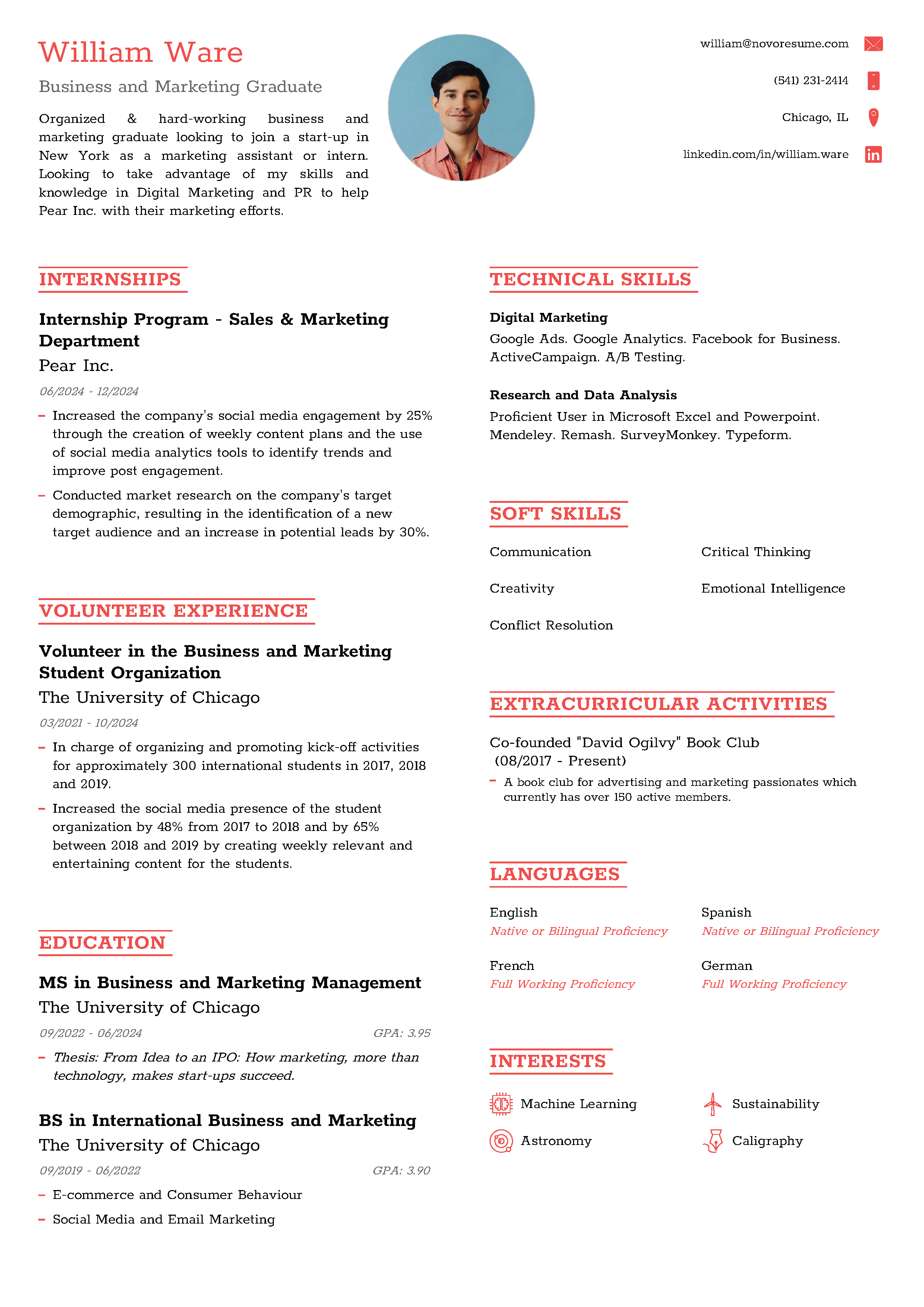 Aspire Resume Template