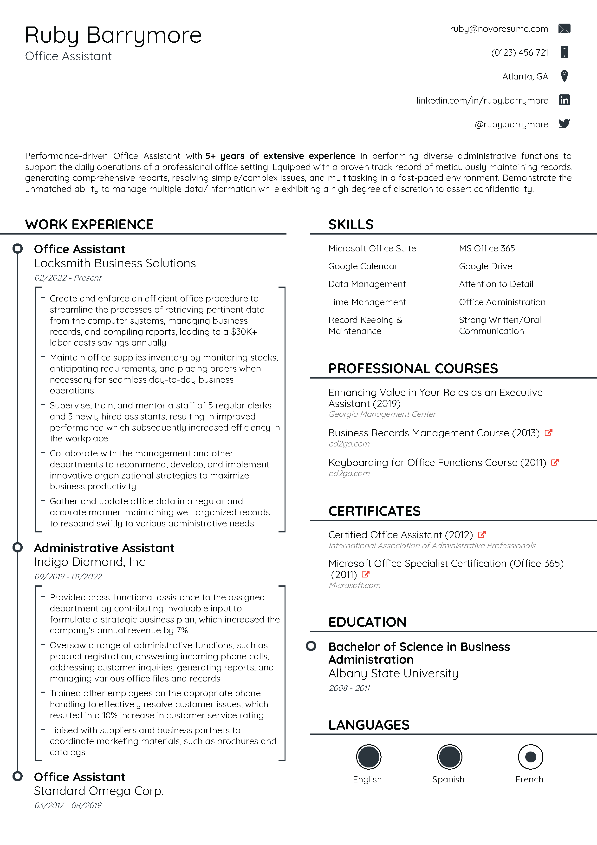 Edge Resume Template