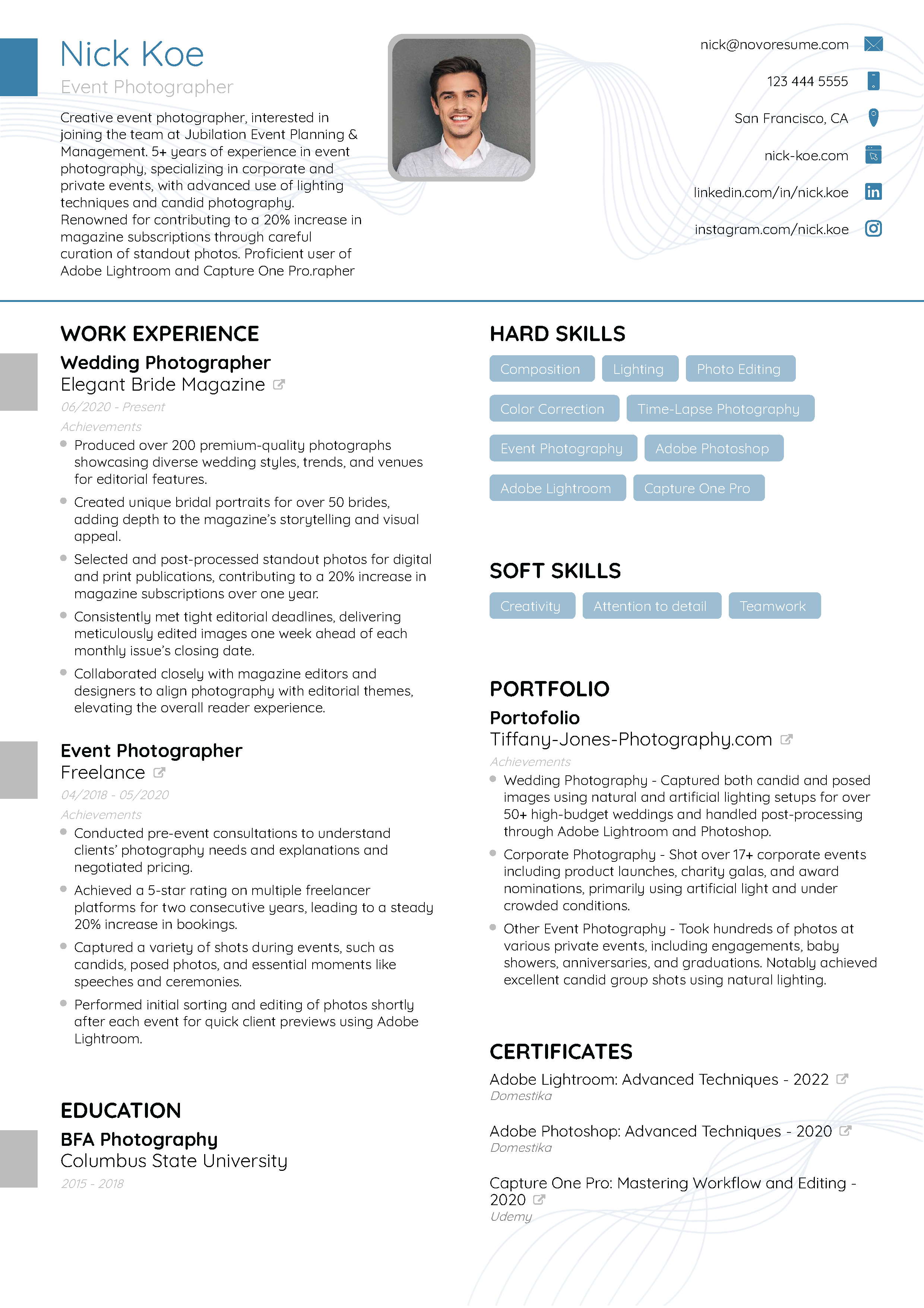 Elevate Resume Template