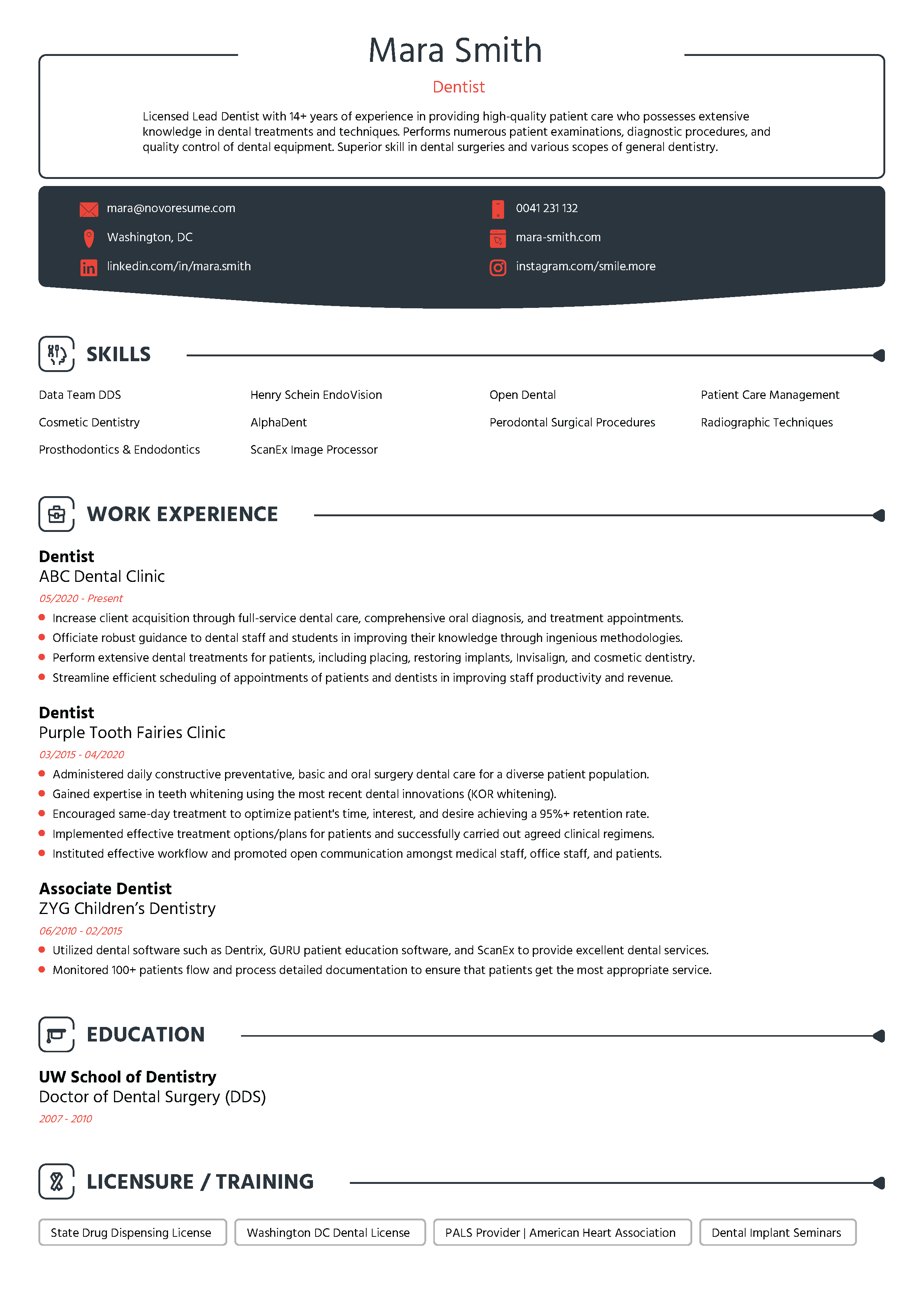 Heritage Resume Template