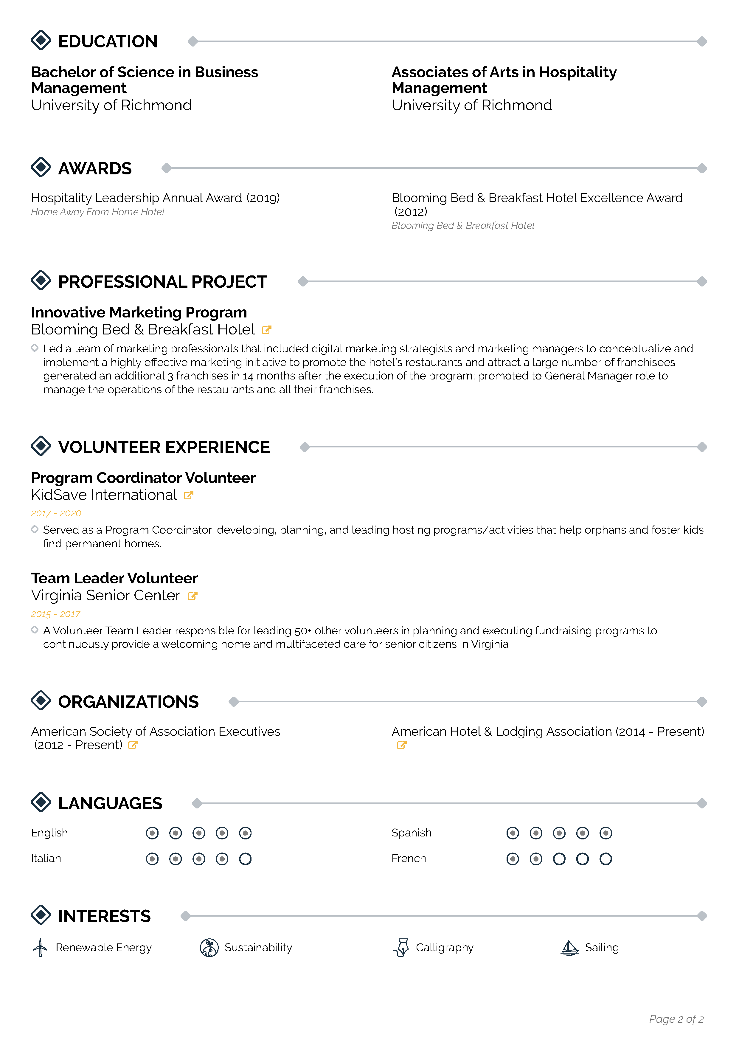 Expanse Resume Template 2