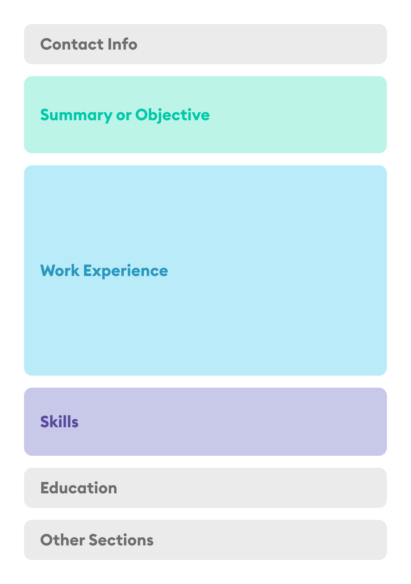 Chrono Resume Format