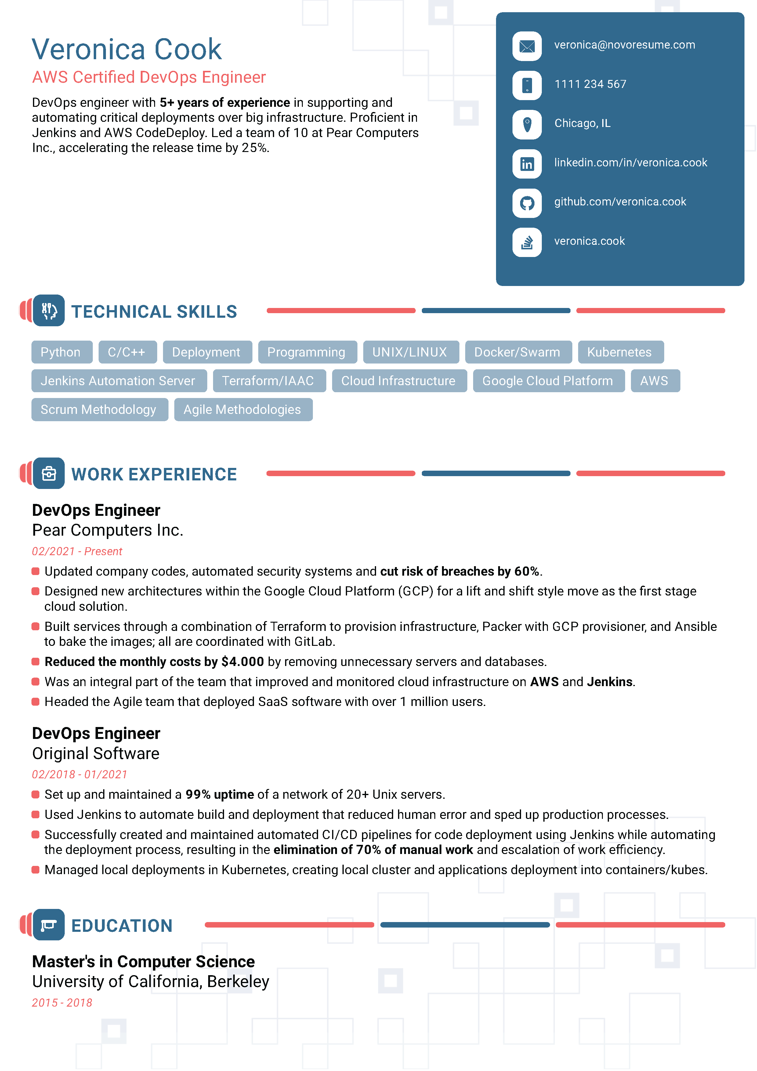 IT Resume Template