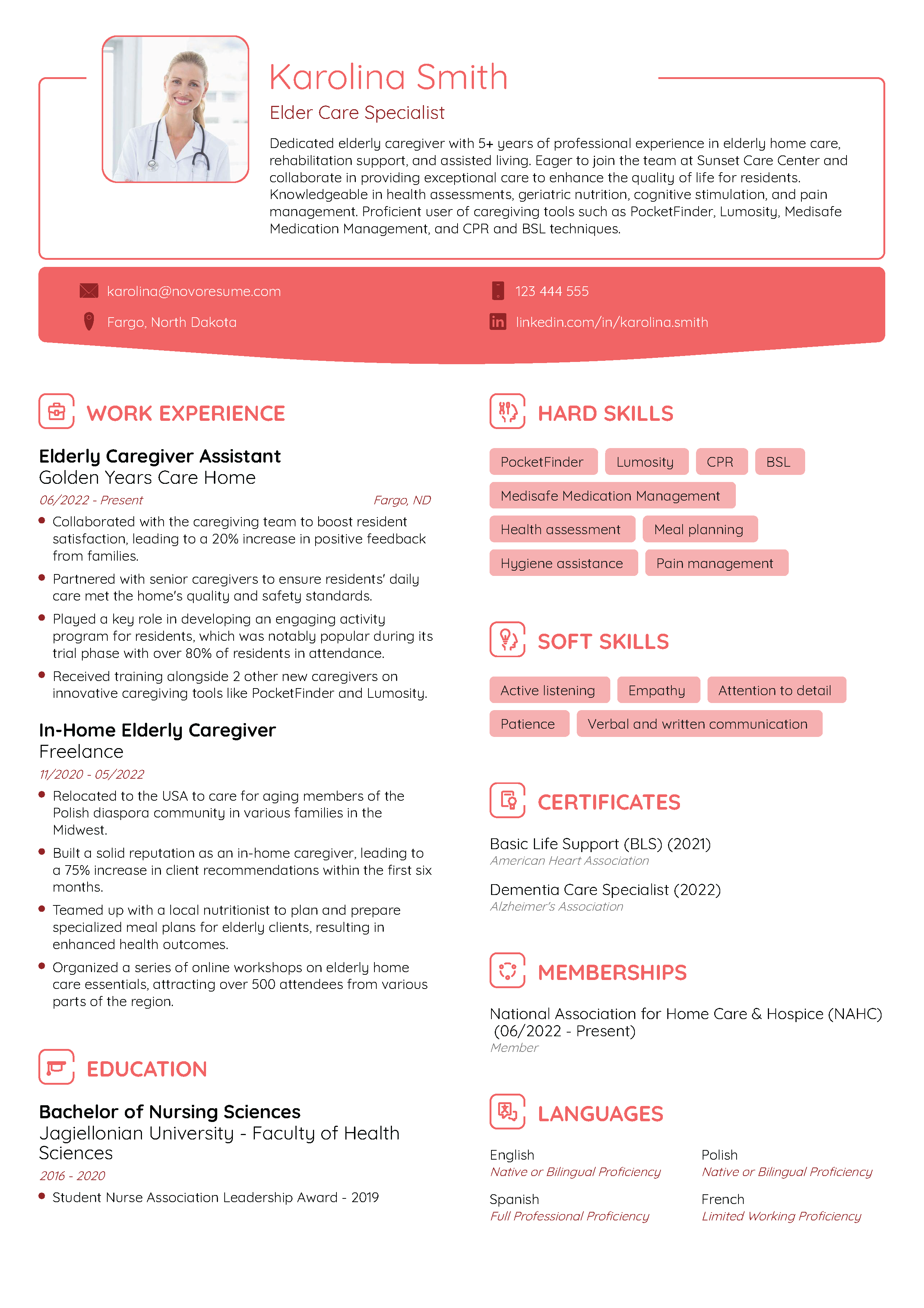 Resume + Cover Letter Traditional Template