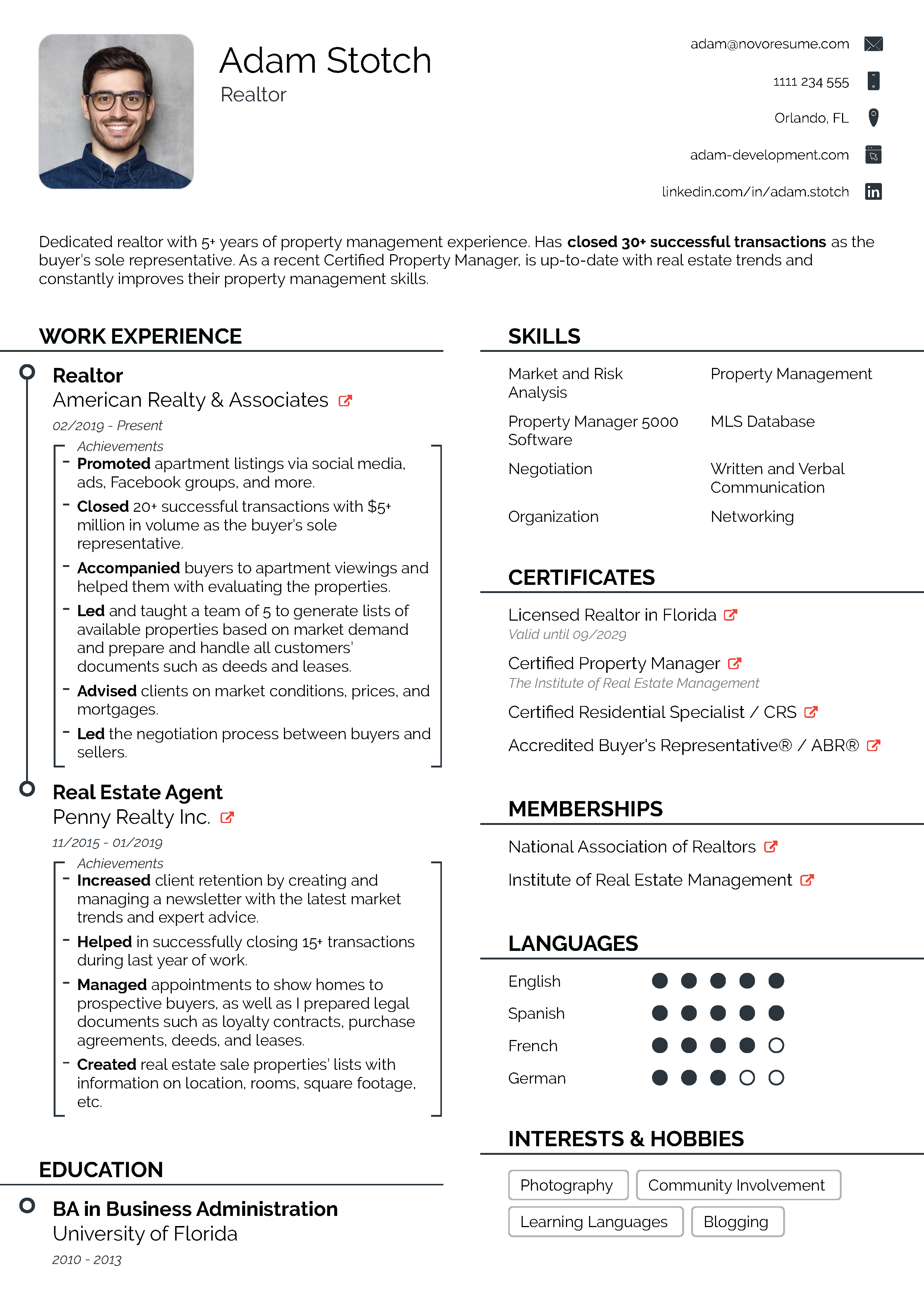 Modern Resume Template